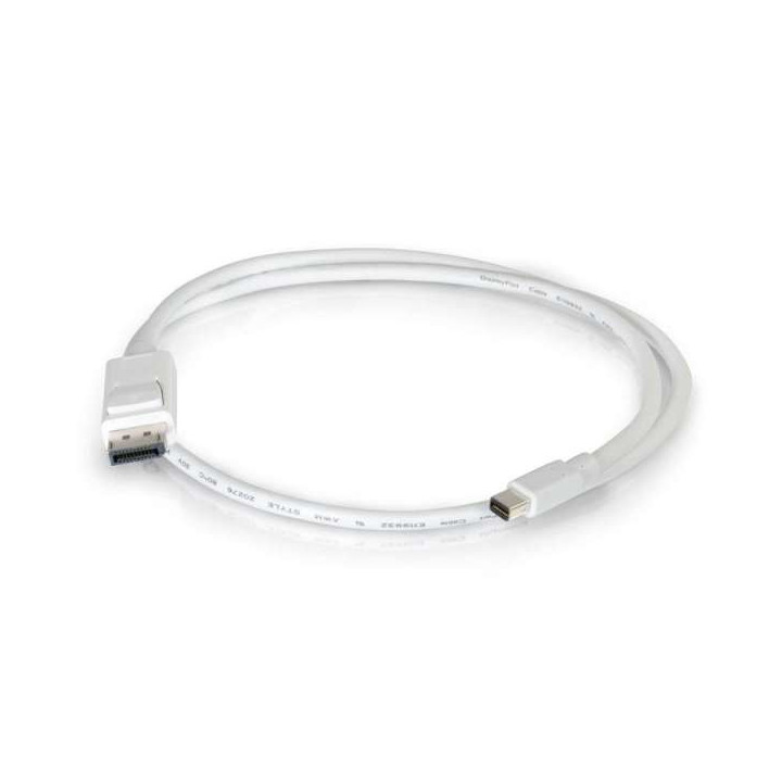 C2G 1m, Mini DisplayPort - DisplayPort Blanc