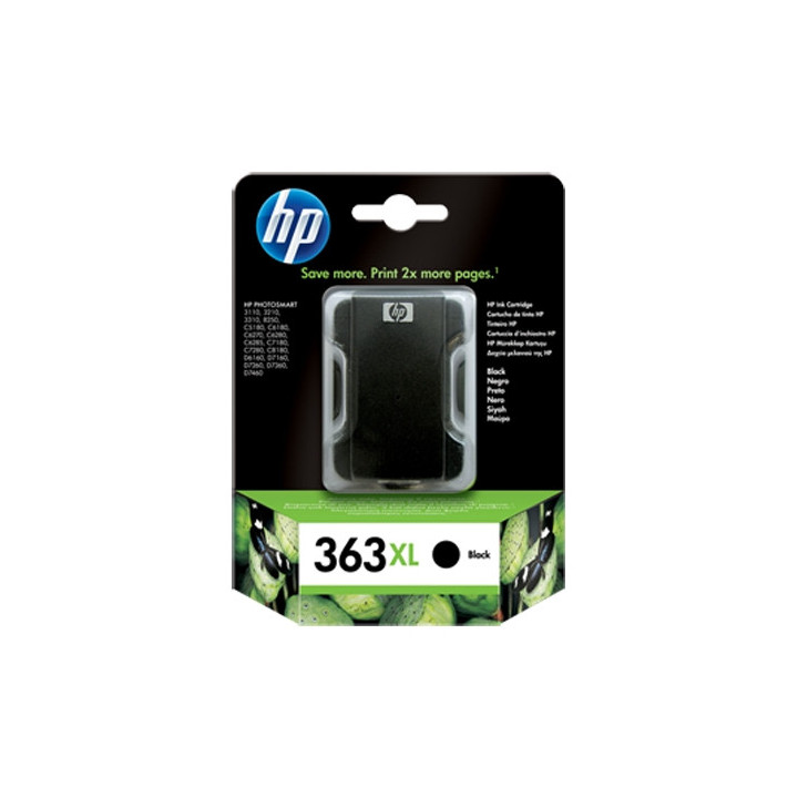 HP 363XL cartouche d'encre 1 pièce(s) Original Rendement élevé (XL) Noir