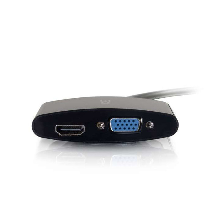 C2G 80935 câble vidéo et adaptateur Mini DisplayPort HDMI + VGA (D-Sub) Noir