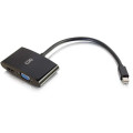 C2G 80935 câble vidéo et adaptateur Mini DisplayPort HDMI + VGA (D-Sub) Noir