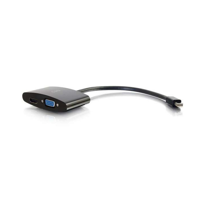 C2G 80935 câble vidéo et adaptateur Mini DisplayPort HDMI + VGA (D-Sub) Noir