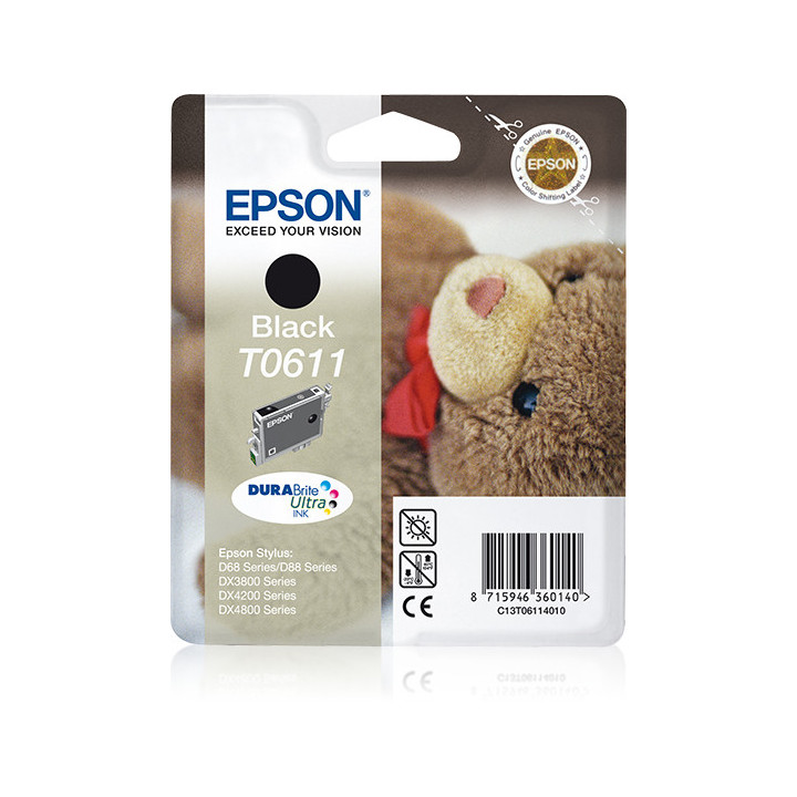 Epson Teddybear Cartouche "Ourson" - Encre DURABrite Ultra N