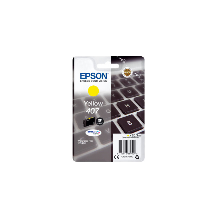Epson WF-4745 cartouche d'encre 1 pièce(s) Original Rendement élevé (XL) Jaune