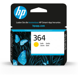 HP 364 cartouche d'encre jaune authentique