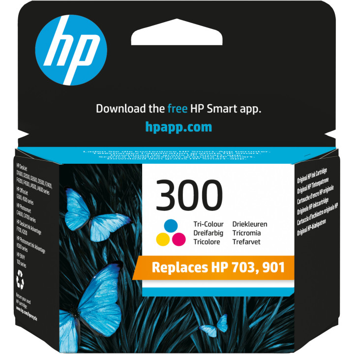 HP 300 cartouche d'encre trois couleurs authentique