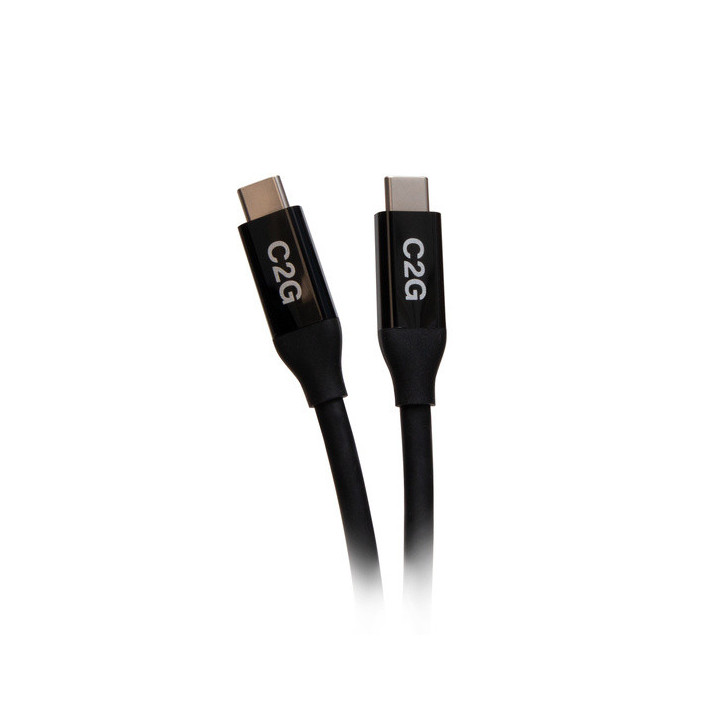 C2G Câble USB-C® mâle vers USB-C mâle (20 V 5 A) 1 m - USB4® 40 Gb/s