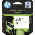 HP 301XL cartouche d'encre trois couleurs grande capacité authentique