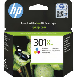 HP 301XL cartouche d'encre trois couleurs grande capacité authentique