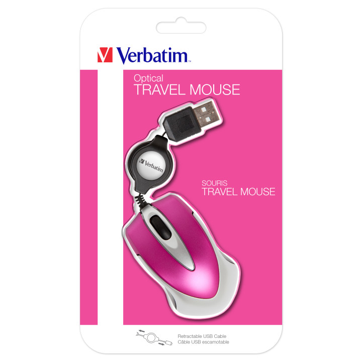 Verbatim Go Mini souris USB Type-A Optique 1000 DPI