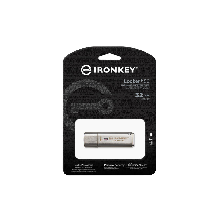 Kingston Technology IronKey 32 Go IKLP50 AES USB, w/256bit Encryption