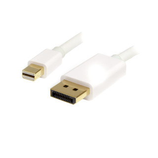 StarTech.com Câble Mini DisplayPort vers DisplayPort 1.2 de 2 m - Câble Adaptateur Mini DP vers DisplayPort 4K x 2K UHD - Câ