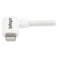 StarTech.com Câble Lightning coudé vers USB de 1 m - Blanc