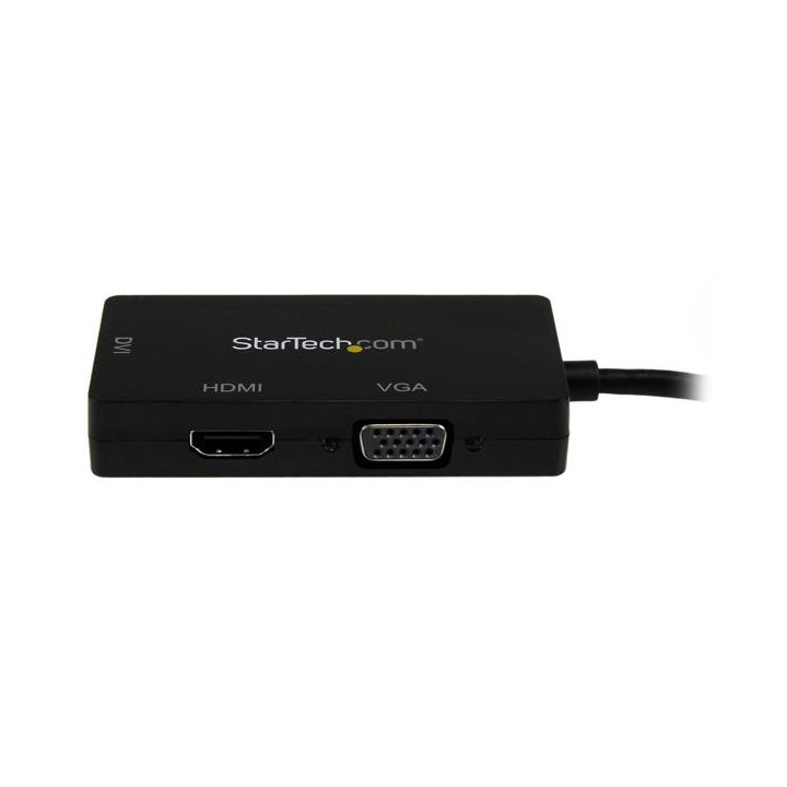 StarTech.com Adaptateur de voyage Mini DisplayPort vers VGA / DVI / HDMI - Convertisseur vidéo 3-en-1