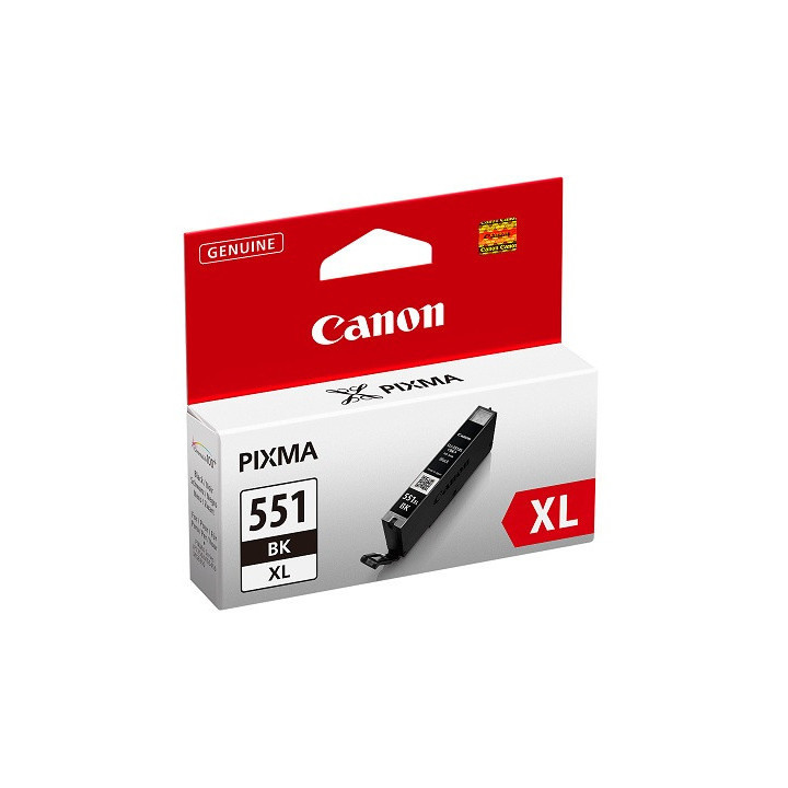 Canon CLI-551XL BK w/sec cartouche d'encre 1 pièce(s) Original Rendement élevé (XL) Photo noire