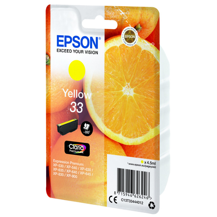 Epson Oranges Cartouche " " - Encre Claria Premium J