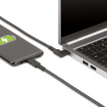 StarTech.com Câble USB-C de 1m, Coudé à Droite, USB 10Gbps, 100W (5A) Power Delivery, 8K 60Hz/4K 144Hz DP Alt Mode, Cordon U