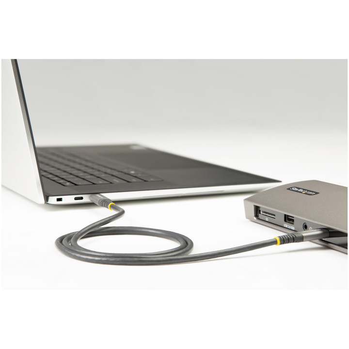 StarTech.com Câble USB-C de 1m, USB 10Gbps, 100W (5A) Power Delivery, 8K 60Hz/4K 144Hz DP Alt Mode, Certifié USB-IF, Compatib