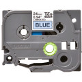 Brother TZe-551 - Cassette à ruban pour étiqueteuse originale – Noir sur bleu, 24 mm de large