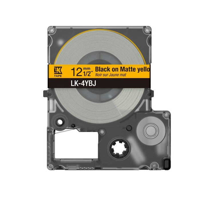 Epson C53S672073 ruban d'étiquette Noir sur jaune