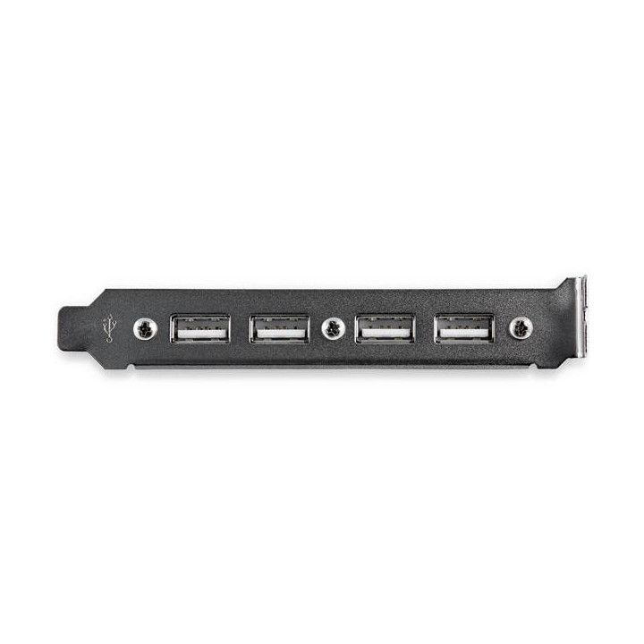 StarTech.com Equerre USB 4 ports - Adaptateur de Slot 4 ports USB 2.0 A Femelle
