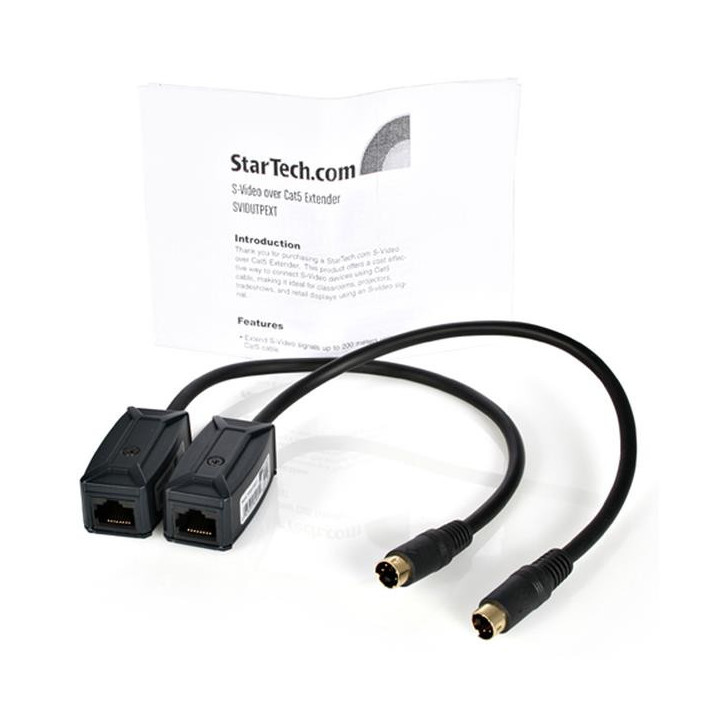 StarTech.com Extendeur S-vidéo sur câble Cat5