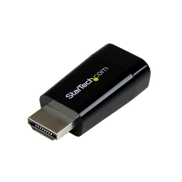 StarTech.com Adaptateur Compact HDMI vers VGA - Idéal pour Chromebook, Ultrabook et PC portable - 1920 x 1280 / 1080p