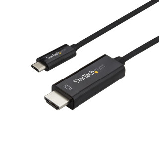 StarTech.com Adaptateur USB-C vers HDMI 3m - Câble Vidéo USB Type C vers HDMI 2.0 - 4K60Hz - Compatible Thunderbolt 3 - Conve