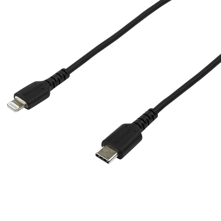 StarTech.com Câble USB-C vers Lightning Noir Robuste 2m - Câble de Charge/Synchronistation USB Type C vers Lightning Fibre Ar