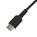 StarTech.com Câble USB-C vers Lightning Noir Robuste 2m - Câble de Charge/Synchronistation USB Type C vers Lightning Fibre Ar