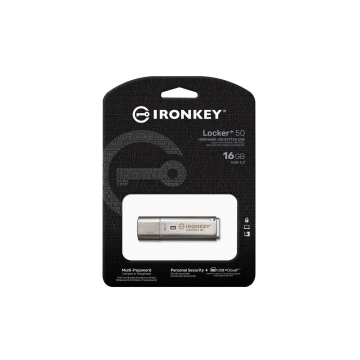 Kingston Technology IronKey 16 Go IKLP50 AES USB, w/256bit Encryption