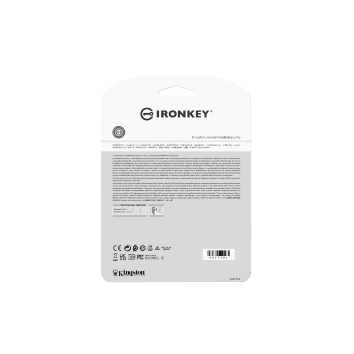 Kingston Technology IronKey 16 Go IKLP50 AES USB, w/256bit Encryption