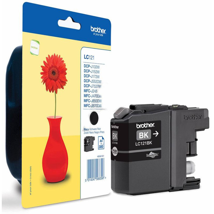 Brother Cartouche D’encre LC-121, Noir
