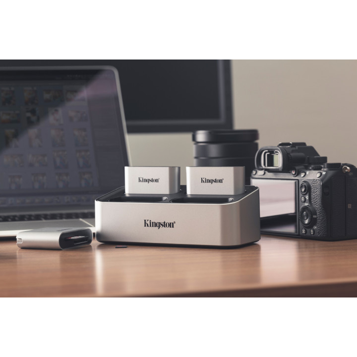 Kingston Technology Lecteur de cartes SDHC/SDXC UHS-II USB3.2 Gen1 Workflow à double logement