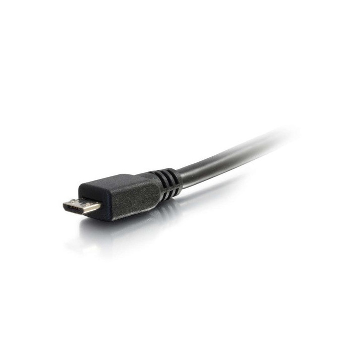 C2G 2 m Câble USB 2.0 A vers Micro-B mâle vers mâle - Noir