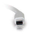 C2G 2m, Mini DisplayPort - DisplayPort Blanc
