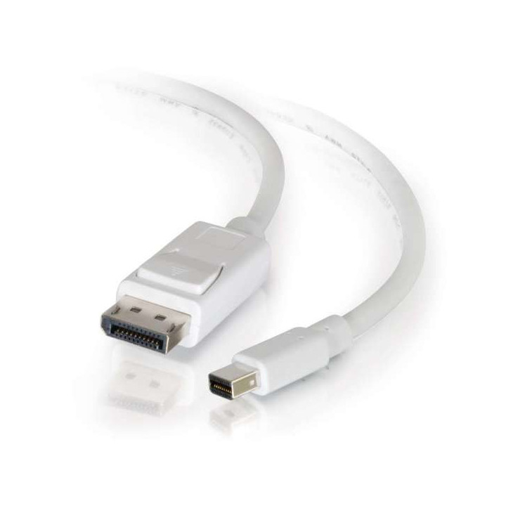 C2G 2m, Mini DisplayPort - DisplayPort Blanc