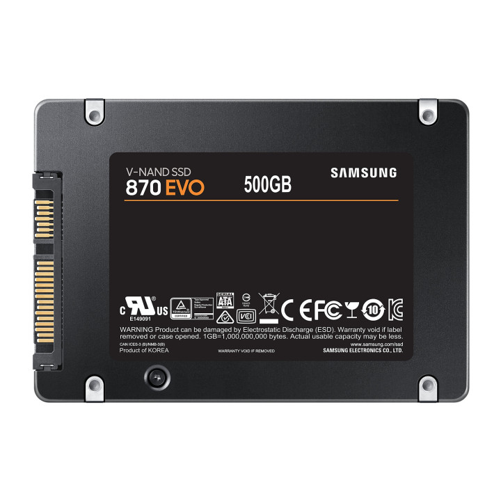 Samsung 870 EVO 500 Go 2.5" Série ATA III V-NAND