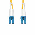 StarTech.com 10m (32.8ft) LC to LC (UPC) OS2 Single Mode Duplex Fiber Optic Cable, 9/125µm, 100G, Bend Insensitive, Low Insert