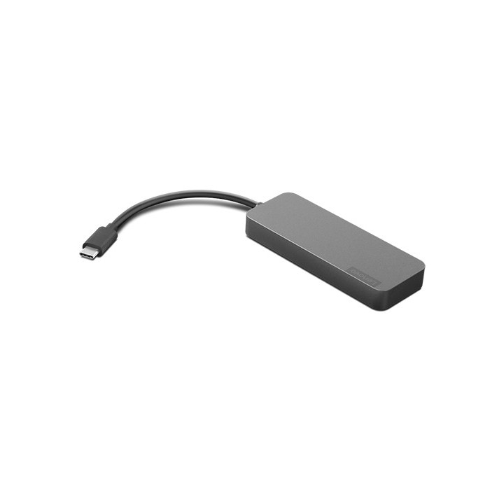 Lenovo GX90X21431 station d'accueil USB 3.2 Gen 2 (3.1 Gen 2) Type-C Noir