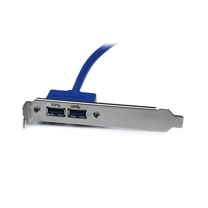 StarTech.com Adaptateur Carte Mère vers Plaque 2 Ports USB 3.0 A Femelle Encastré