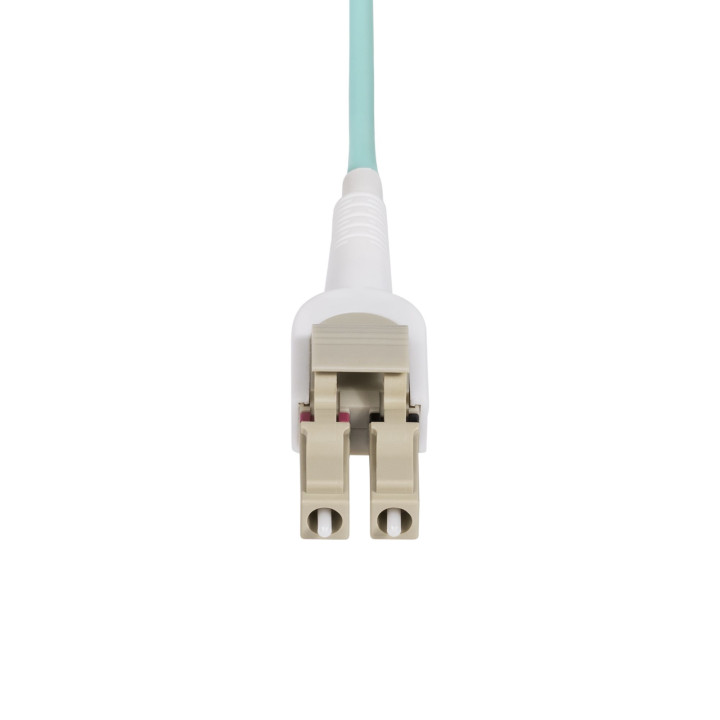 StarTech.com Câble Fibre Optique Commutable OM4 LC à LC (UPC) de 5m, Multimode 50/125µm, Câble Fibre Optique de 5m Multimod