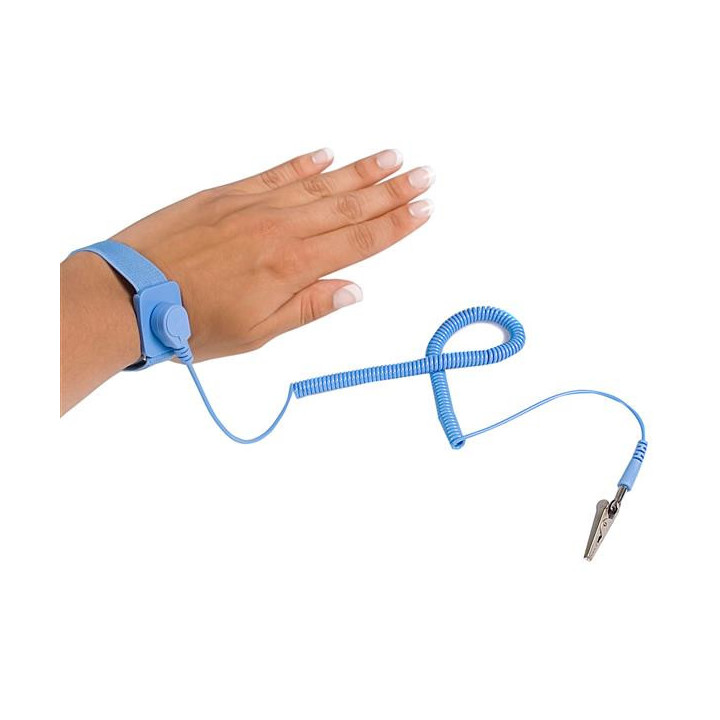 StarTech.com Bracelet anti-statique avec câble de mise à la terre et protection contre surtensions / ESD (DES)