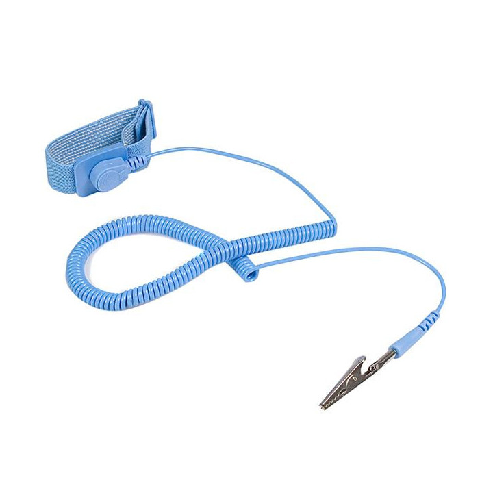 StarTech.com Bracelet anti-statique avec câble de mise à la terre et protection contre surtensions / ESD (DES)