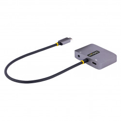StarTech.com Adaptateur USB C vers HDMI VGA avec Sortie Audio 3,5 - Adaptateur Multiport USB C - Adaptateur USB Type-C, 4K 60Hz