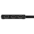 Targus ACH114EU hub & concentrateur USB 2.0 480 Mbit/s Noir