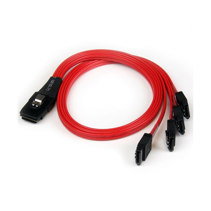 StarTech.com Câble inversé SFF-8087 vers 4 SATA 50 cm - Mini SAS interne vers SATA