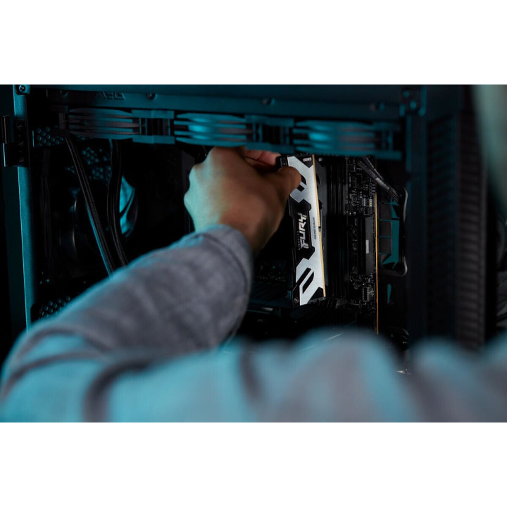 Kingston Technology FURY 24 Go 6400 MT/s DDR5 CL32 DIMM Renegade Argent XMP