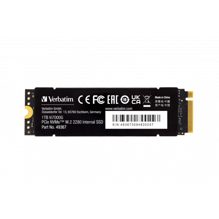 Verbatim Vi7000G M.2 1 To PCI Express 4.0 NVMe