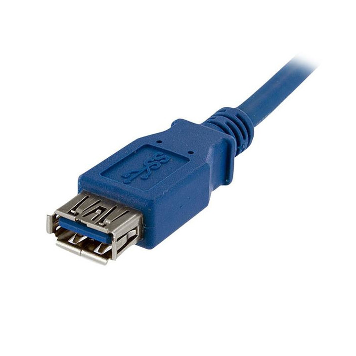 StarTech.com Câble d'extension bleu SuperSpeed USB 3.0 A vers A 1 m - M/F