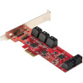 StarTech.com Carte PCI Express SATA 10 ports - Carte Contrôleur PCIe SATA - 6Gbps - ASM1166 Non-Raid - Convertisseur PCI Expre
